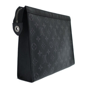 Louis Vuitton Pochette Eclipse Black Voyage Shoulder Monogram Bag